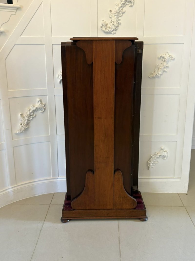 Large Antique Victorian Quality Figured Mahogany 12 Seater Extending Dining Table - Image 6